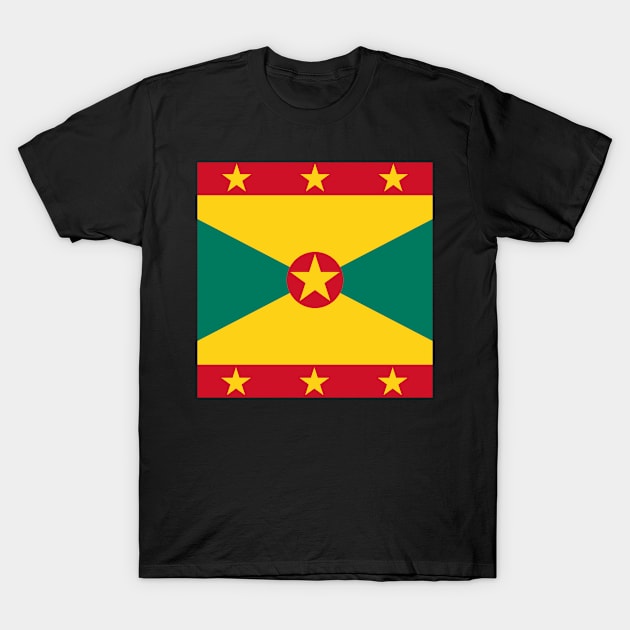 Flag of Grenada T-Shirt by Azkrak